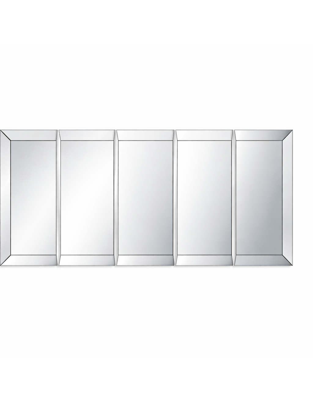 Venetian Giant 5 Panel Wall Mirror