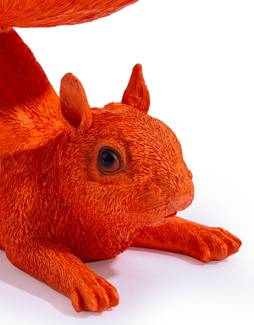 Atomic Orange Squirrel Storage Bowl