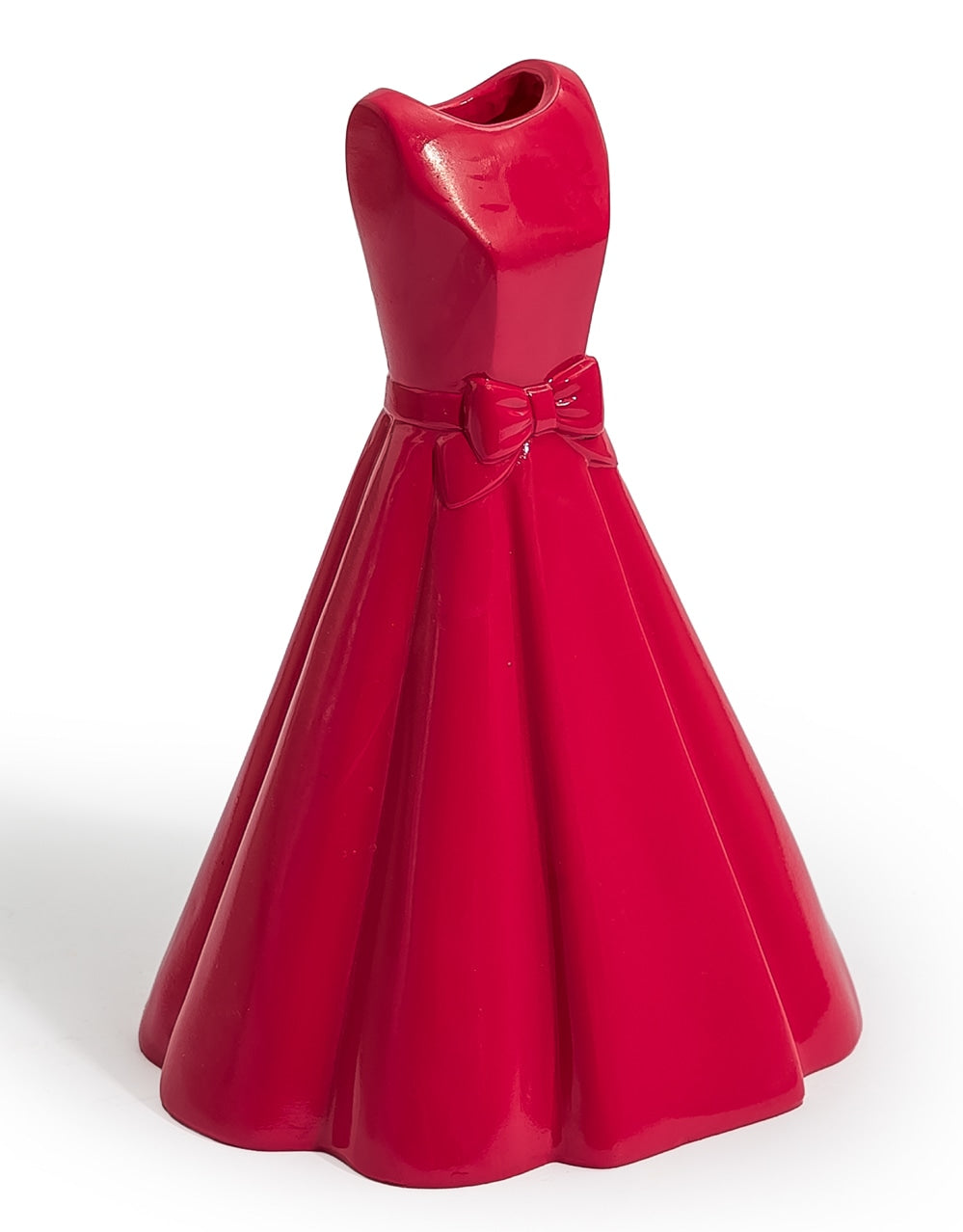 Dark Pink Retro Dress Stem Vase
