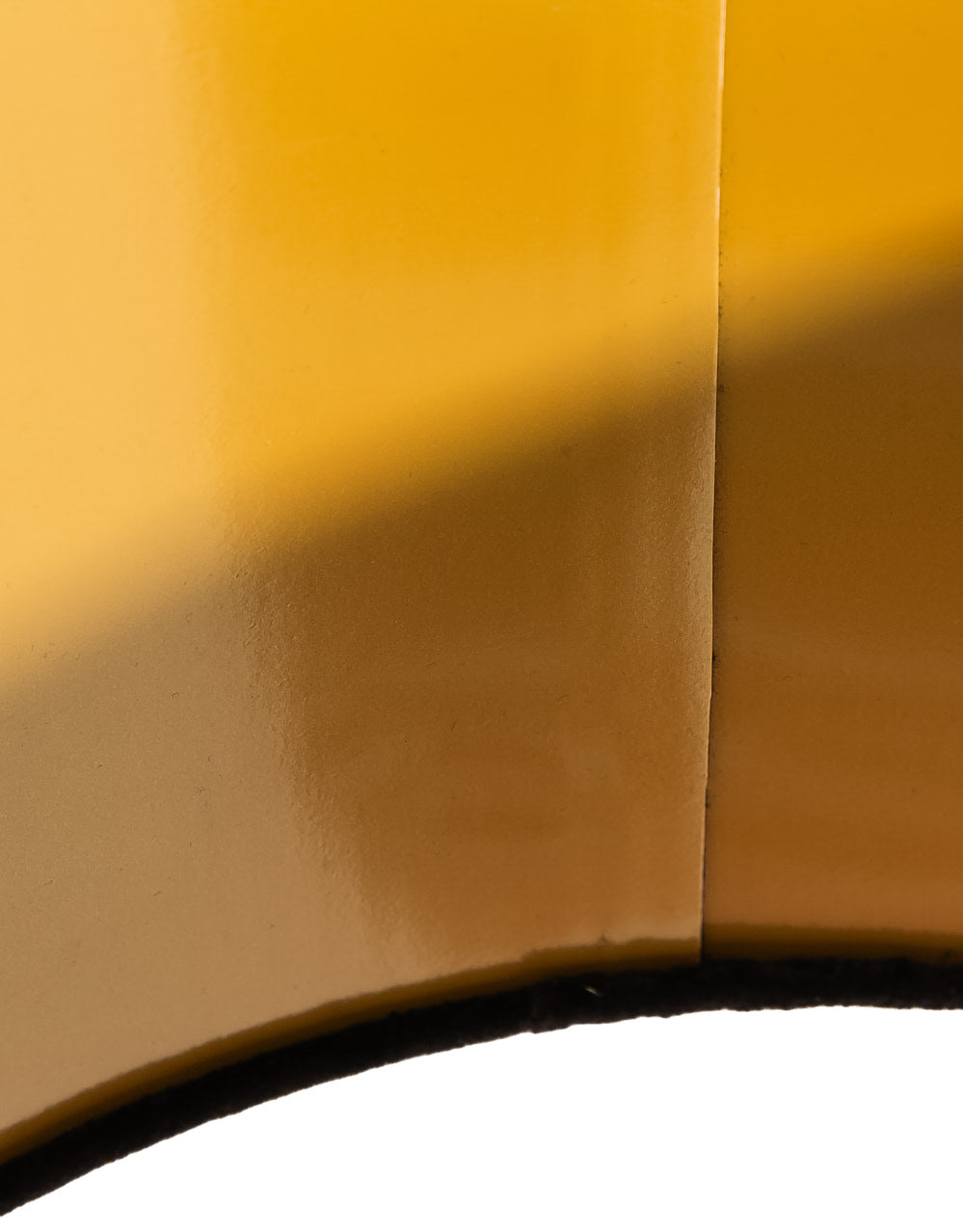 Yellow Ochre 40cm Velvet Cylinder Shade w/ Gold Inner Lining