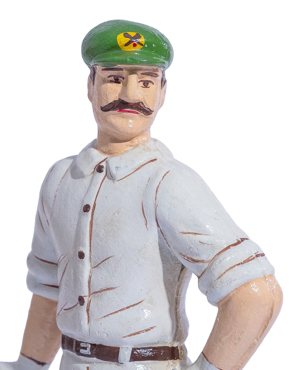 Cast Iron "Full Whites" Cricketer Door Stop