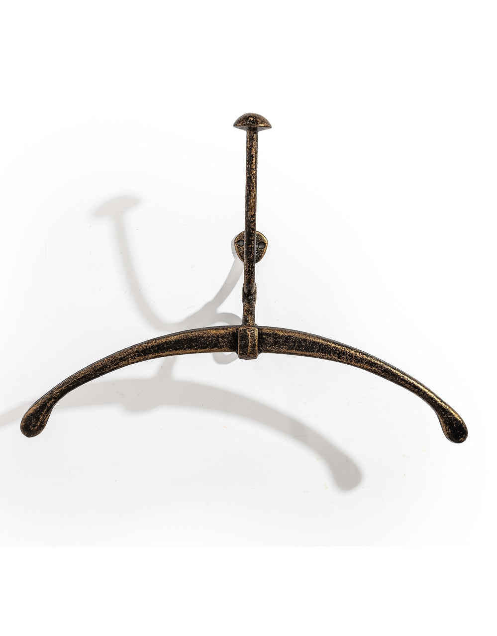 Bronze Cast Iron Wall-Mounted Coat / Suit Hanger