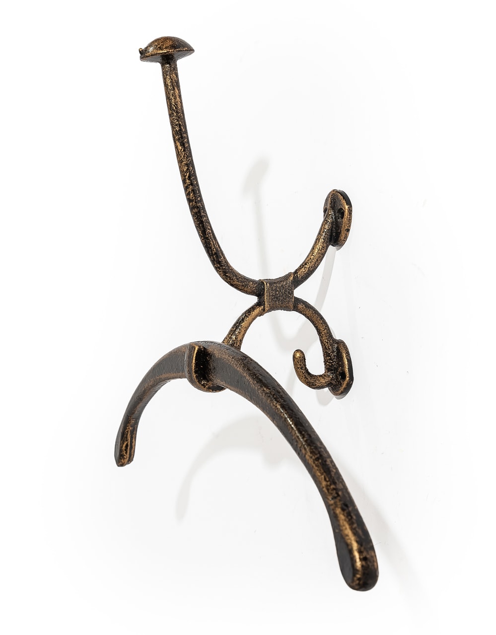 Bronze Cast Iron Wall-Mounted Coat / Suit Hanger