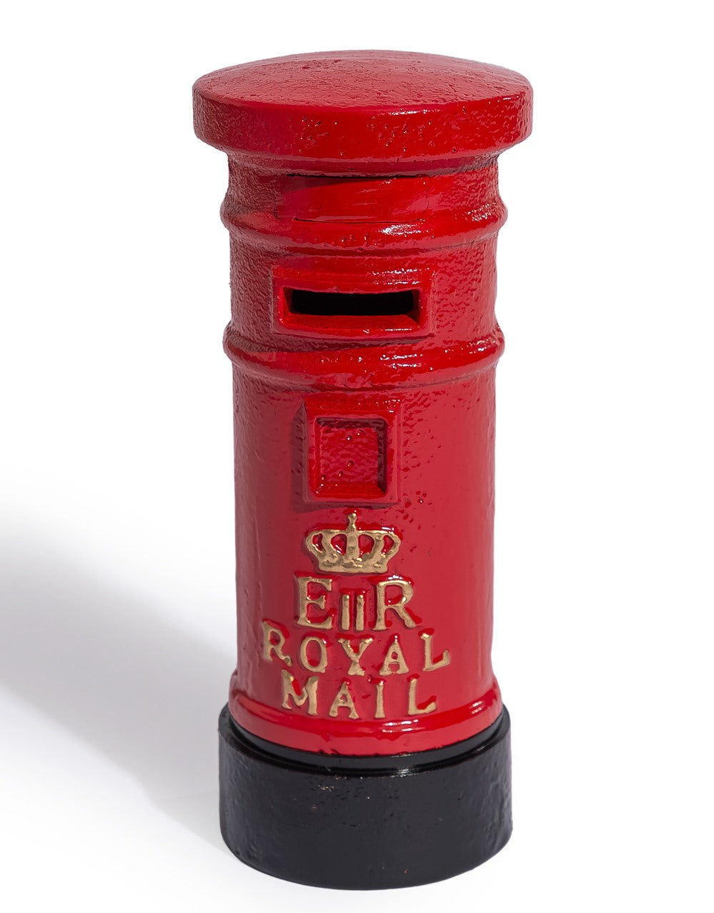 Cast Iron Red Post Box Coin Bank