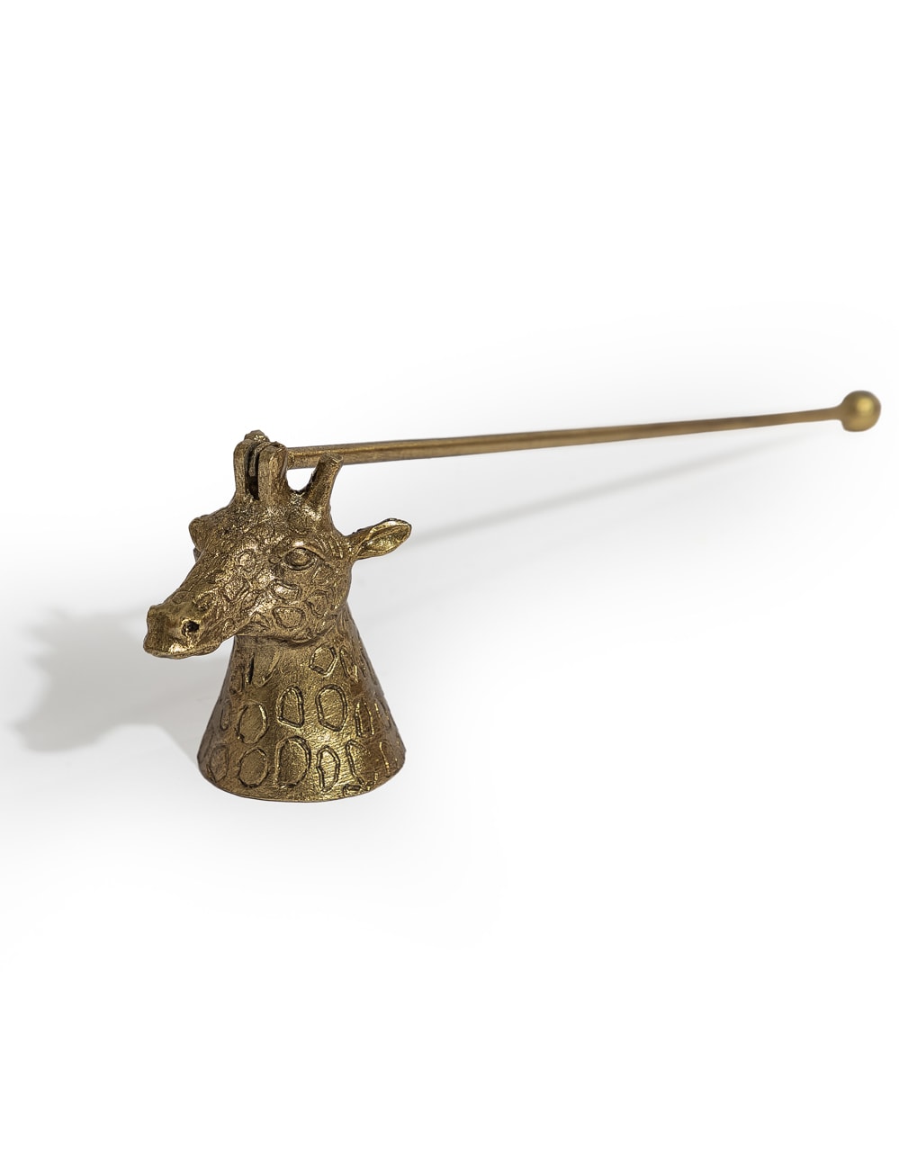 Antique Gold Giraffe Candle Snuffer