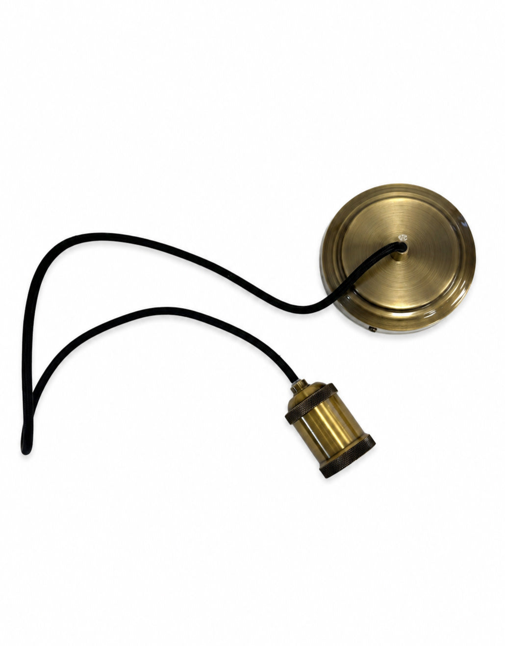 Antique Brass Pendant Cable Light