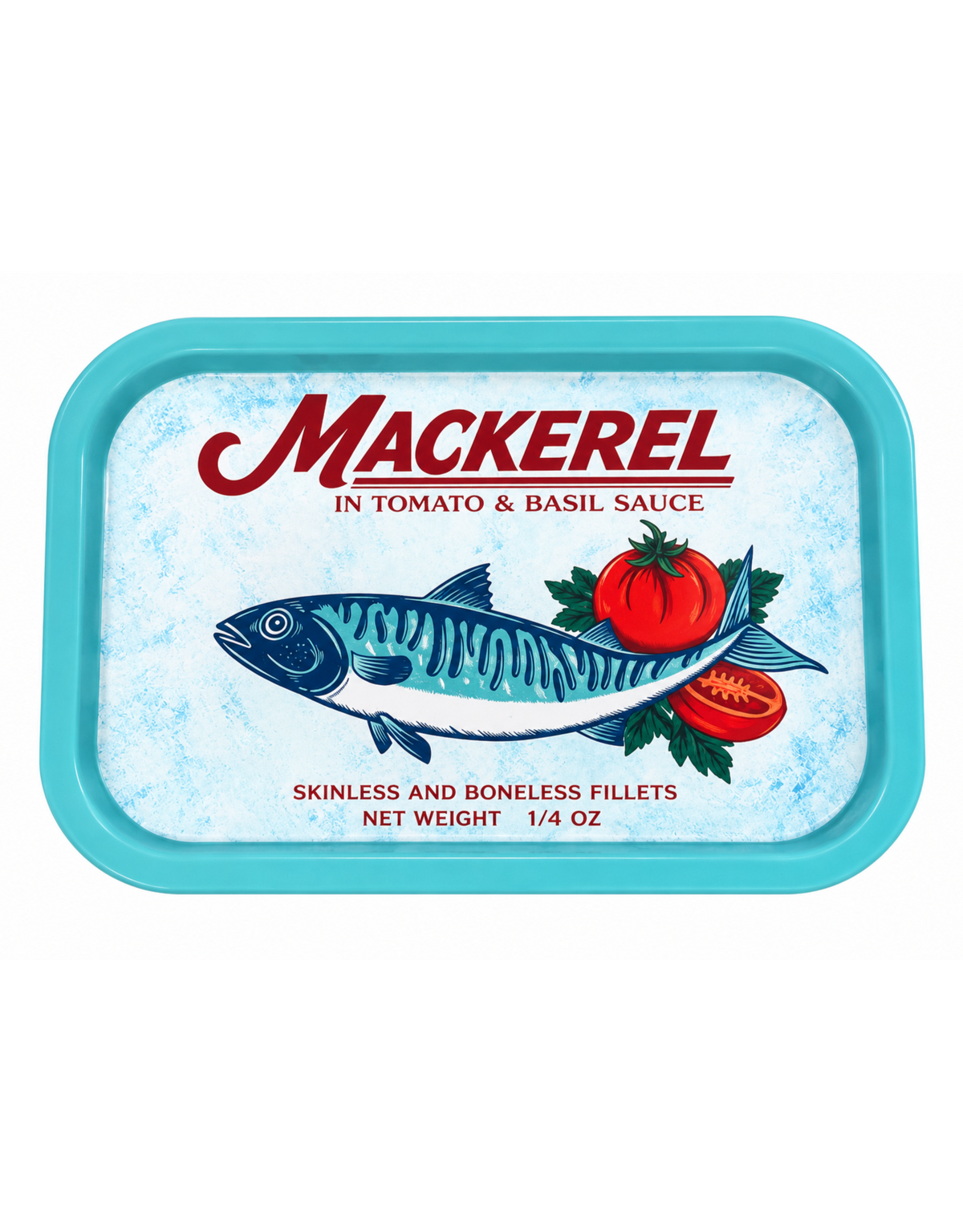 Retro "Mackerel Tin" Serving Tray
