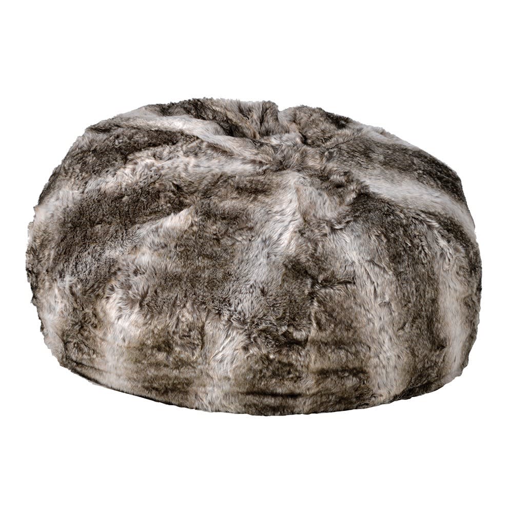 Large Faux Fur Beanbag