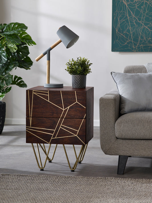 Abstract Side Table