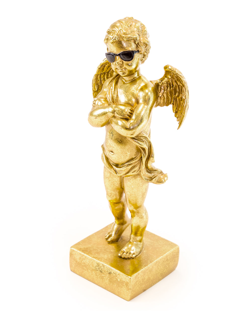 "Too Cool" Cherub Figure on Base