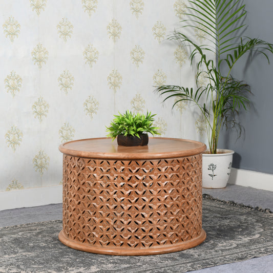 Artwork Round Coffee Table