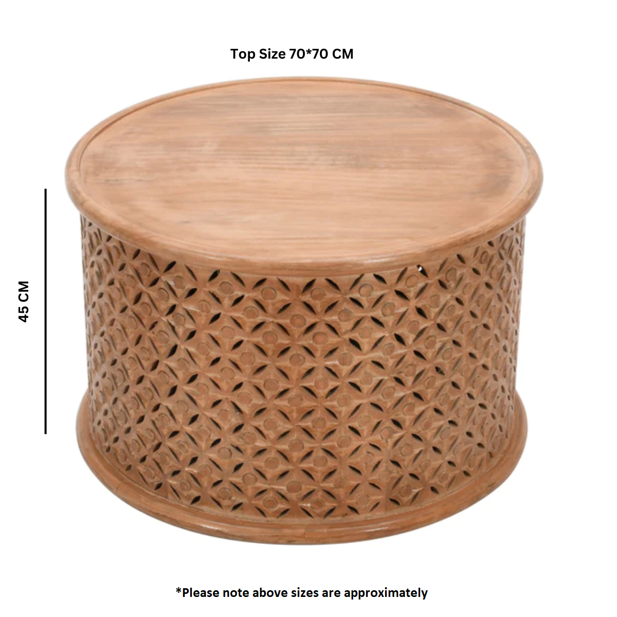 Artwork Round Coffee Table