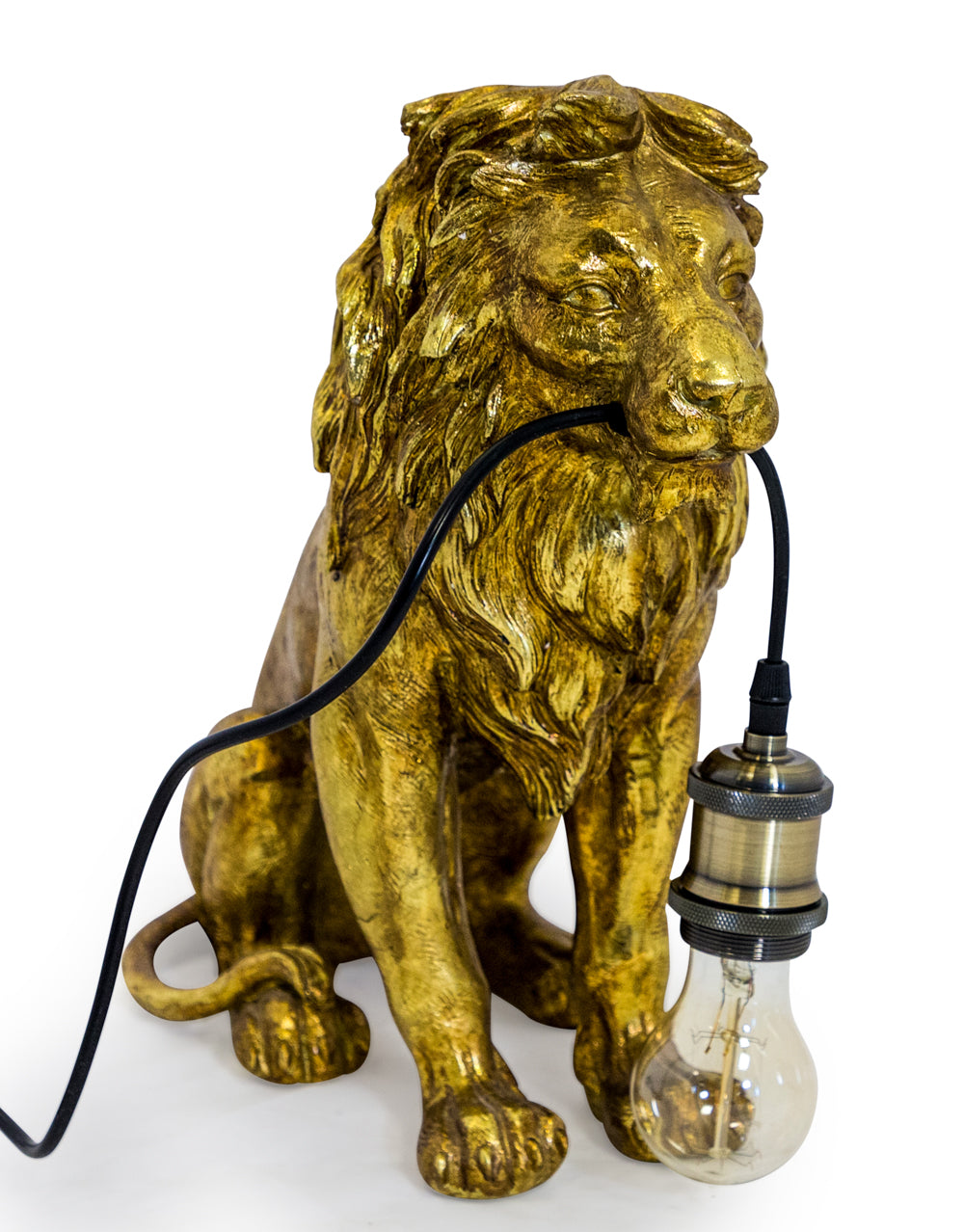 Sitting Lion Table Lamp