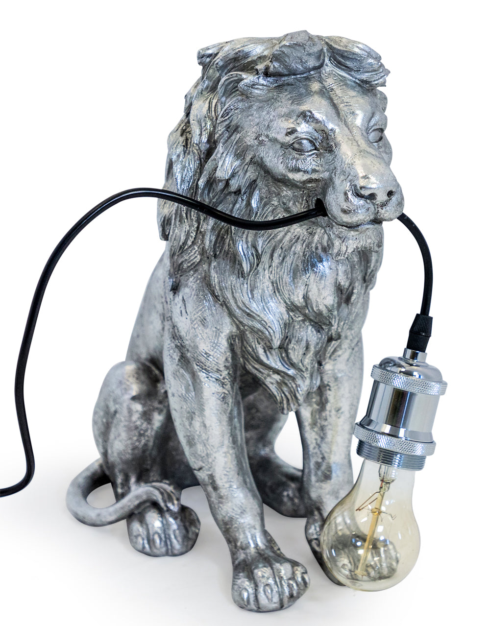 Sitting Lion Table Lamp