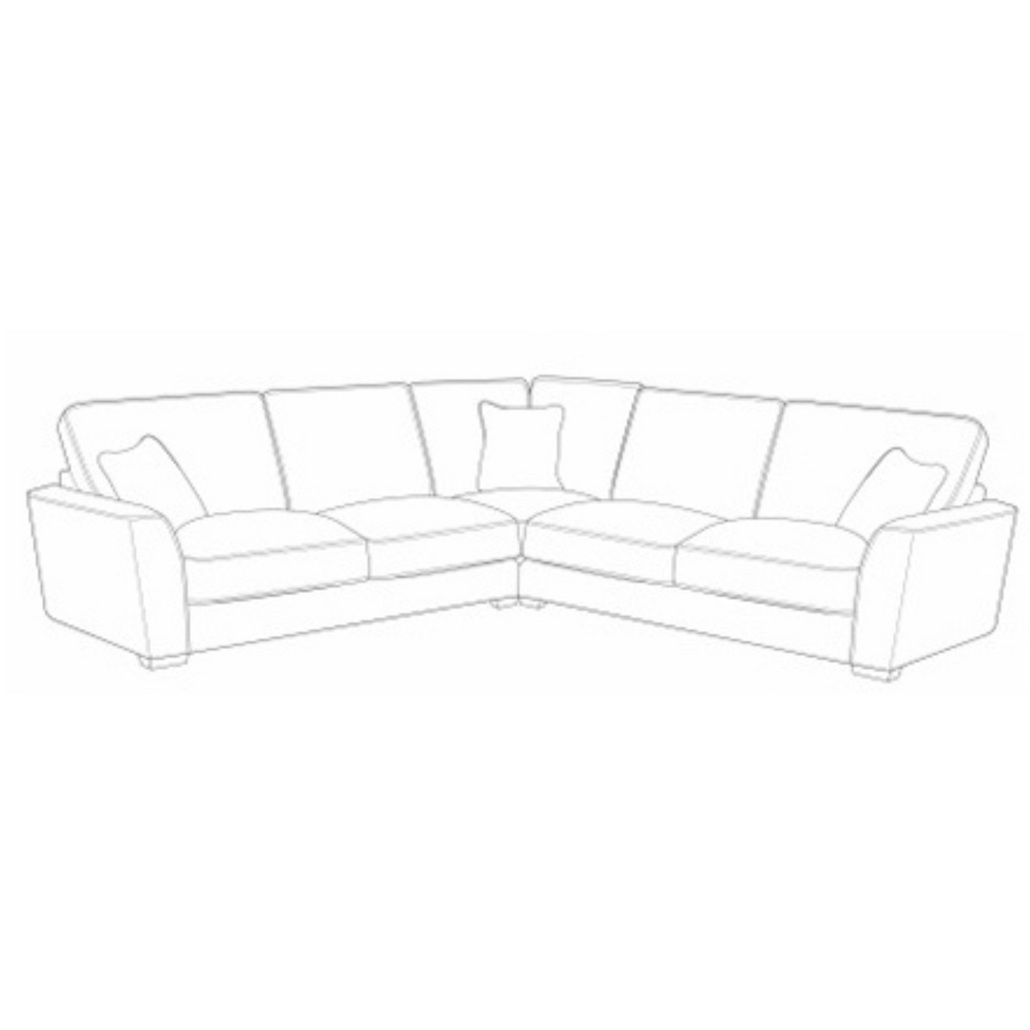 Fantasia 5 seater Corner Sofa