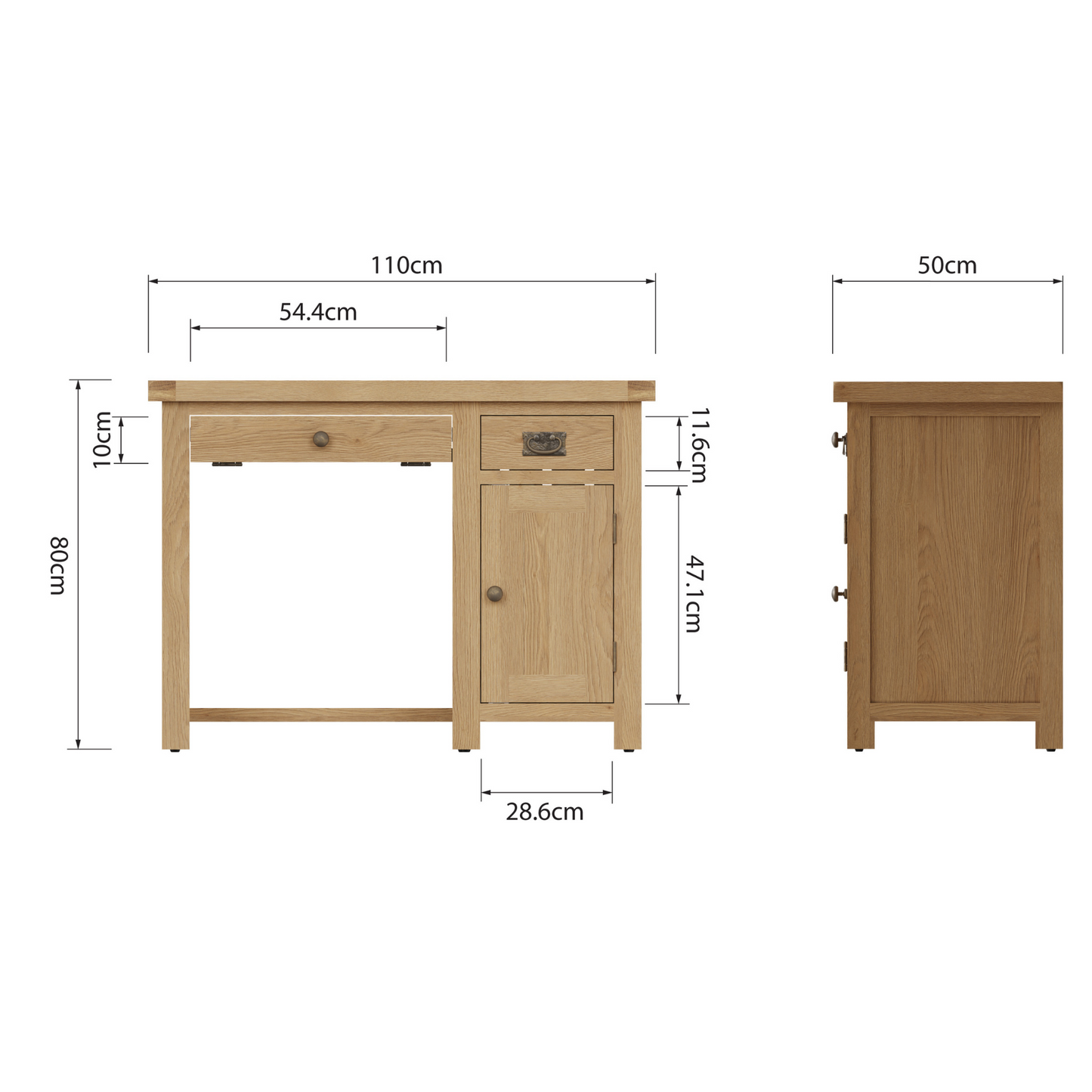 Oakham Single Computer Desk