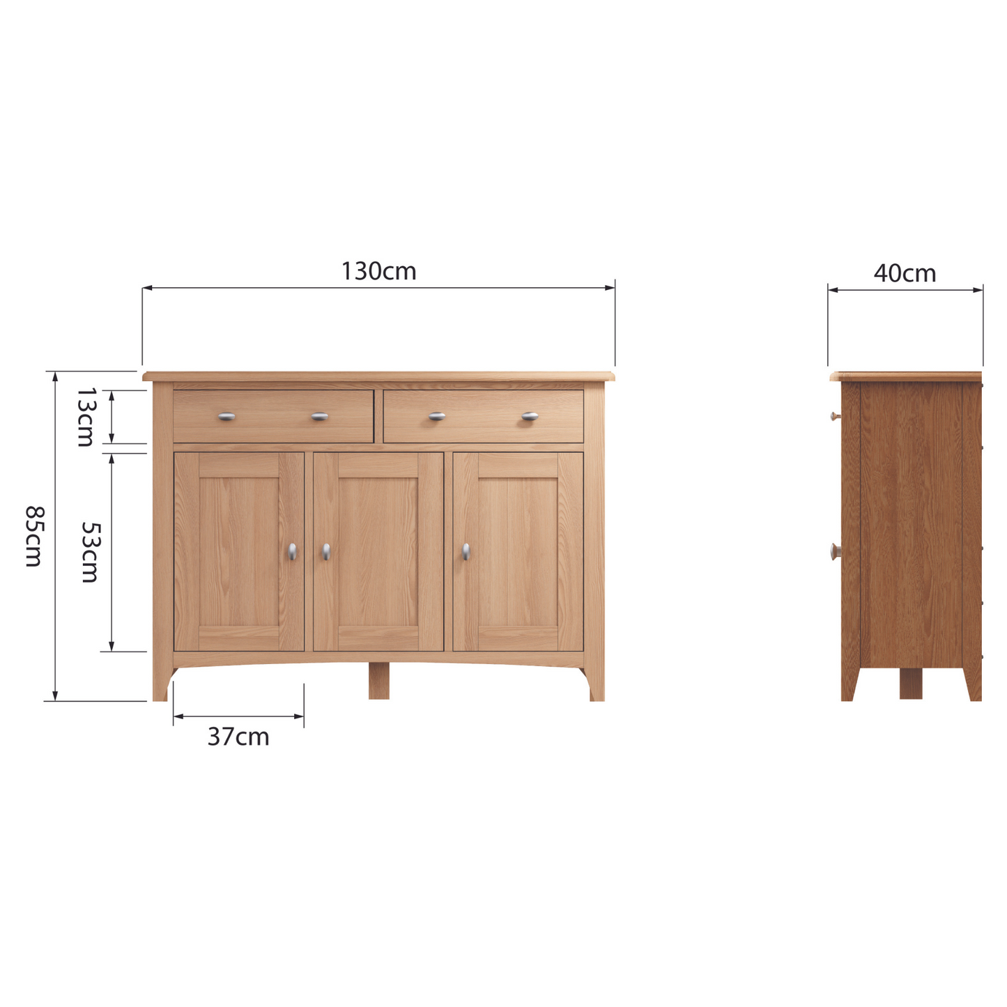 Guildford 3 Door Sideboard
