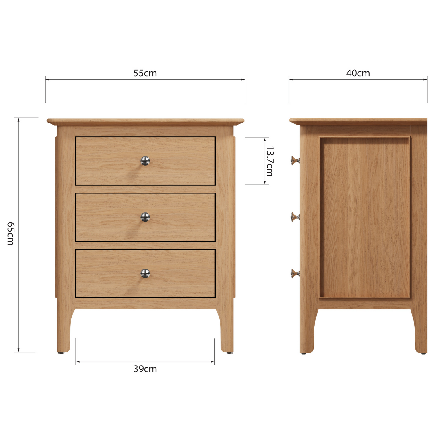 Newton Extra Large Bedside Cabinet
