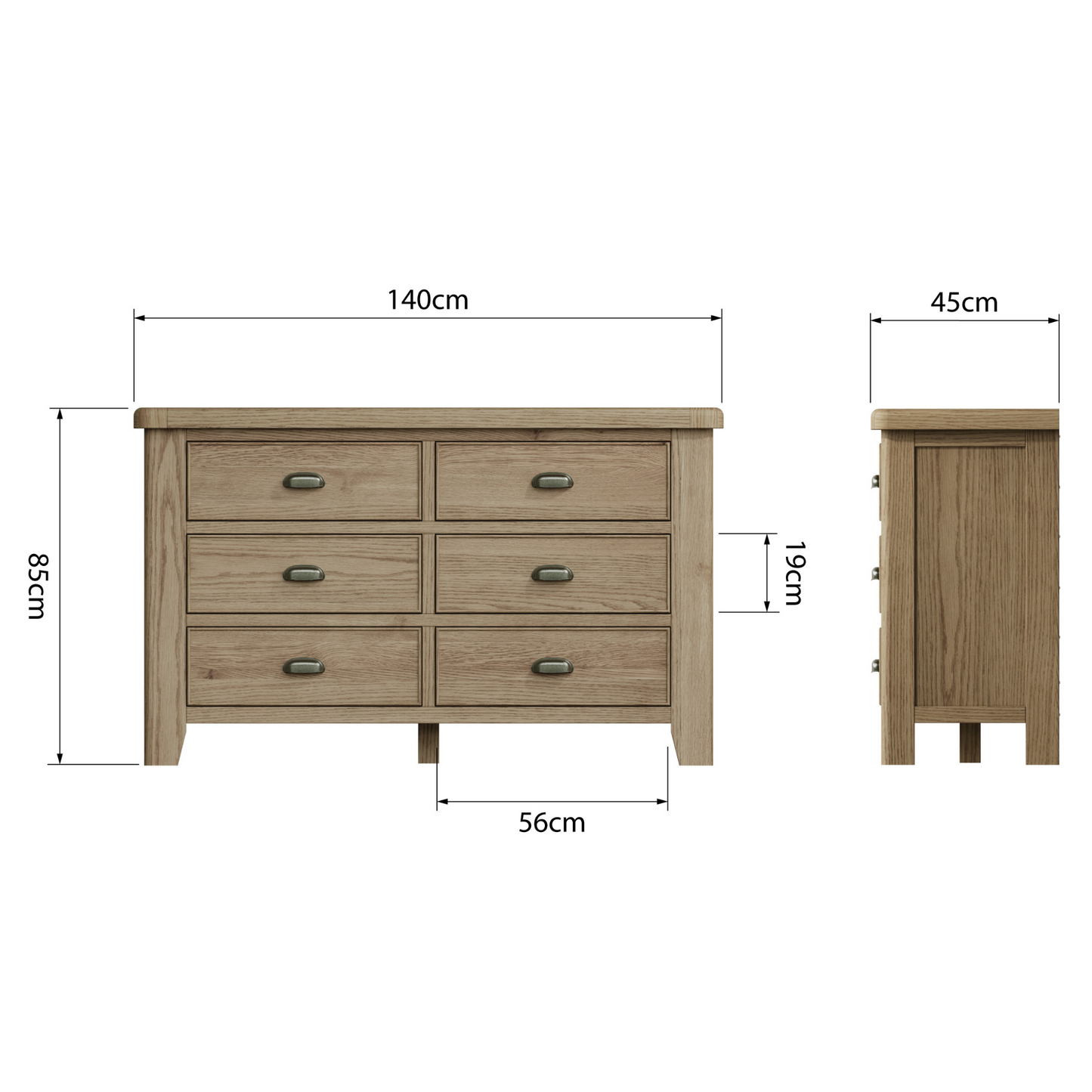 Horner 6 Drawer Chest