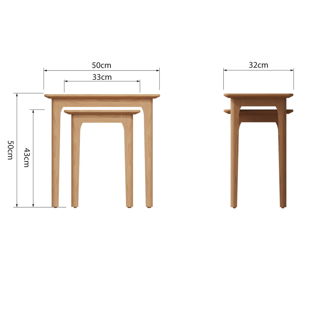 Newton Nest of 2 Tables