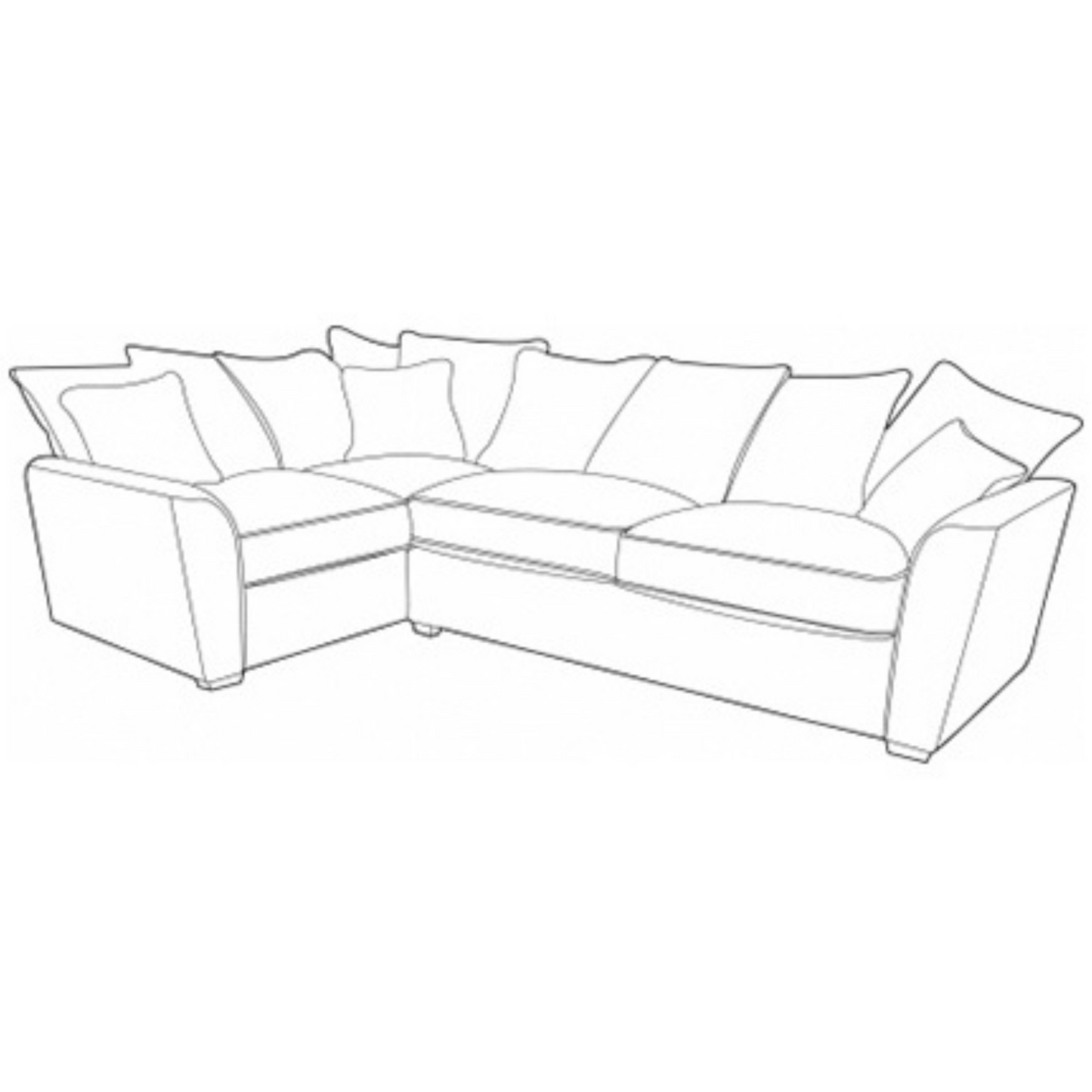 Fantasia 4 Seater Corner Sofa