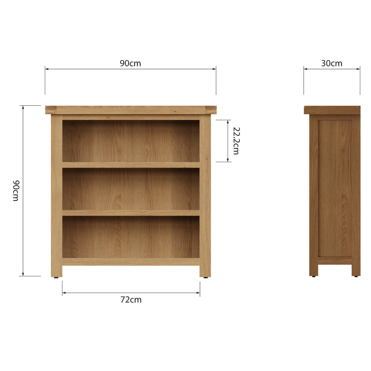 Oakham Small Bookcase