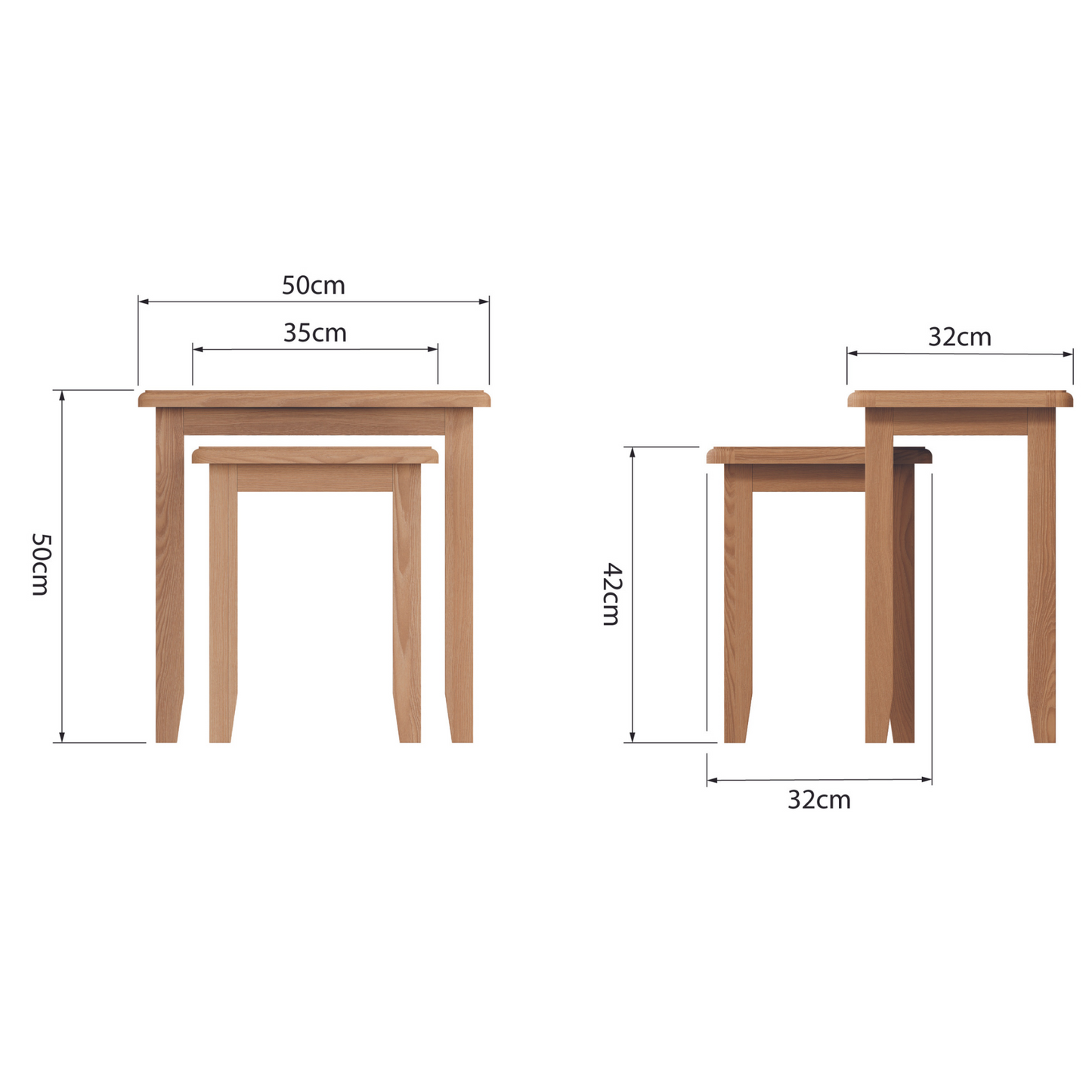 Guildford Nest of 2 Tables