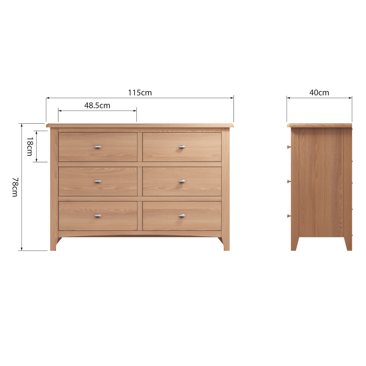 Guildford 6 Drawer Chest
