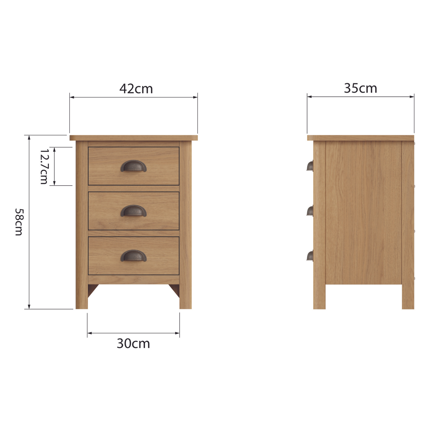 Rutherford Large Bedside