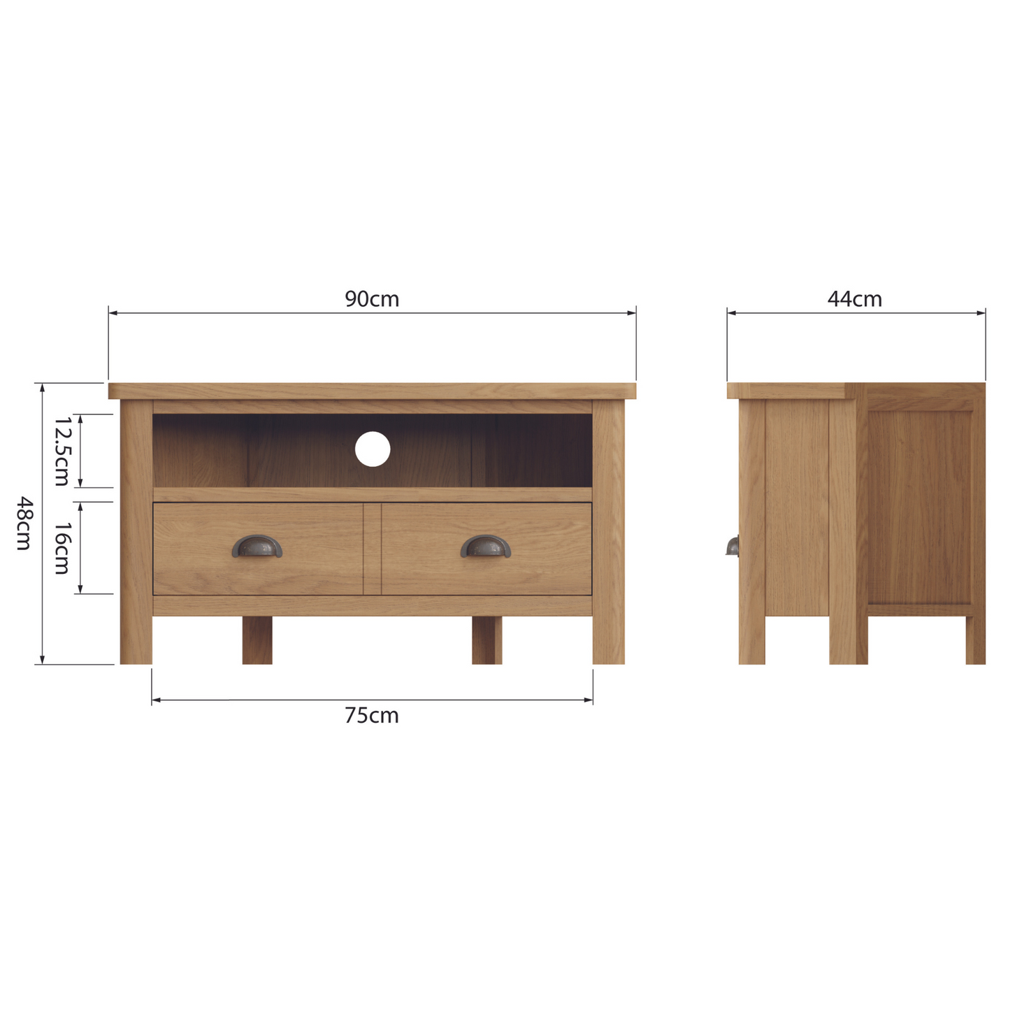Rutherford Corner TV Unit