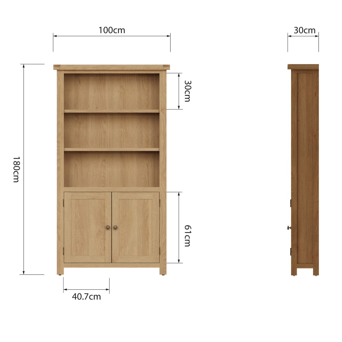 Oakham Large Bookcase