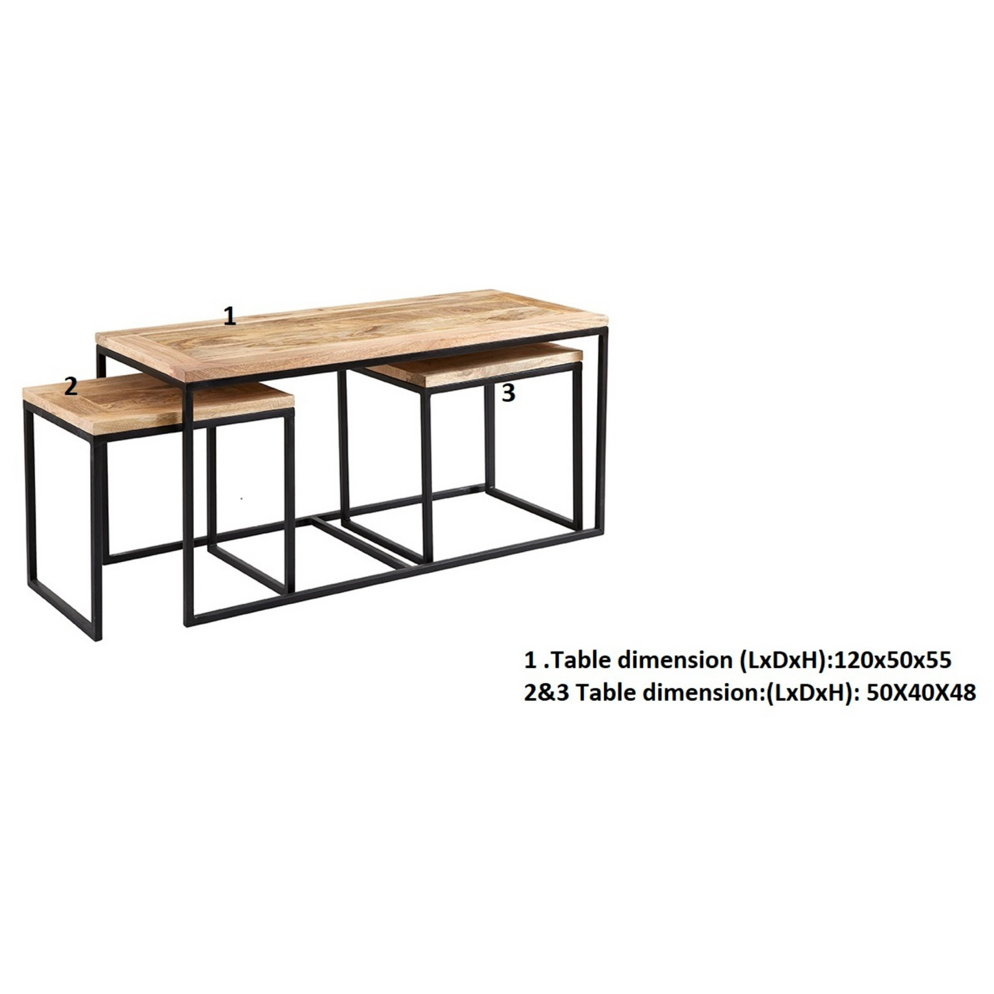 Collington Nest of Coffee Tables