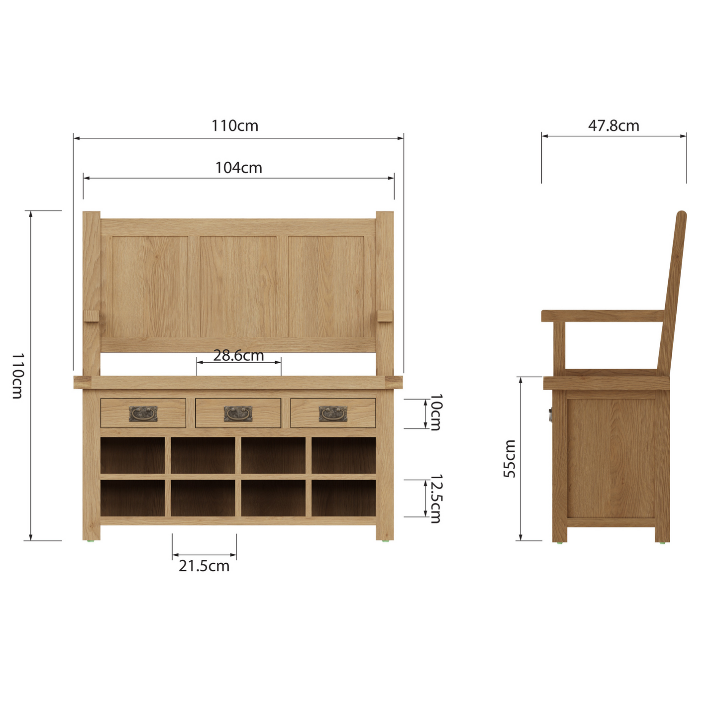 Oakham Monks Bench