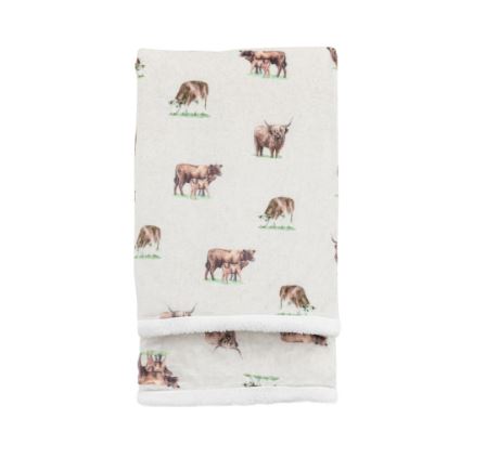 Watercolour Kilburn Sherpa Throw