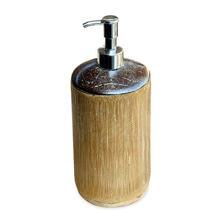 BAMBOO LOTION/SOAP DISPENSER TALL
