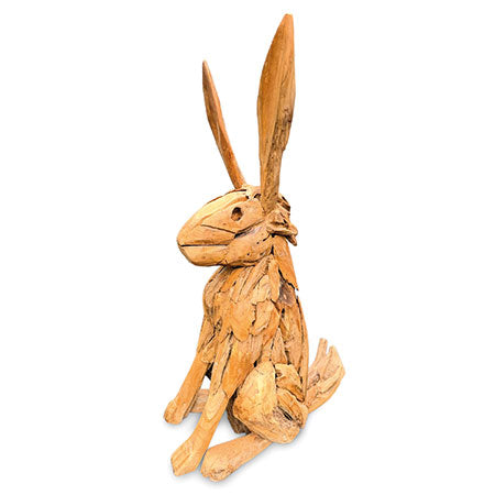 TEAK ROOT HARE H80CM