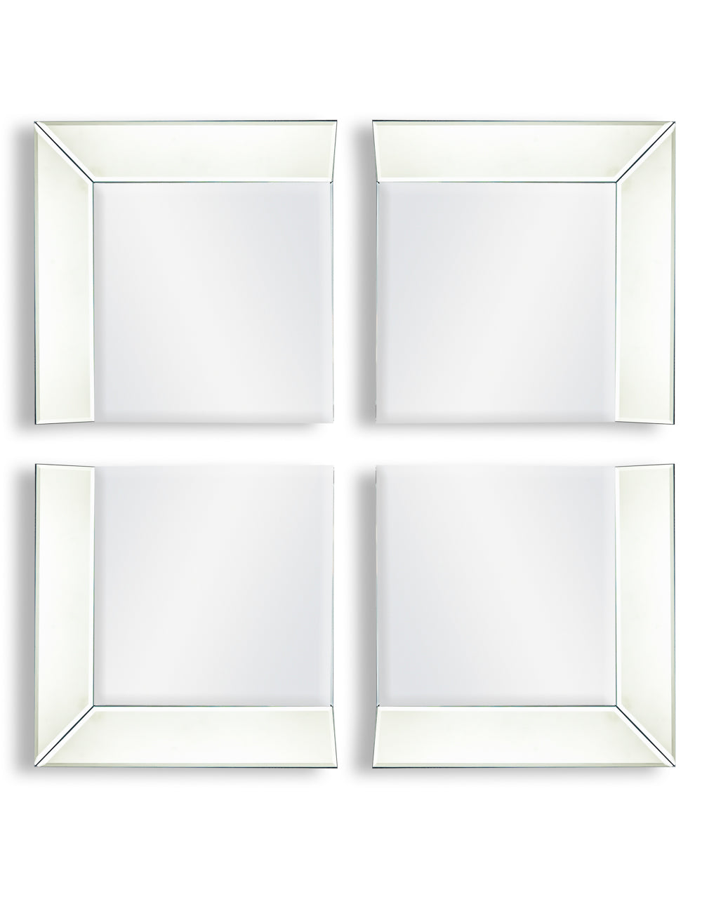 Venetian 4 Corner Piece Mirror Set