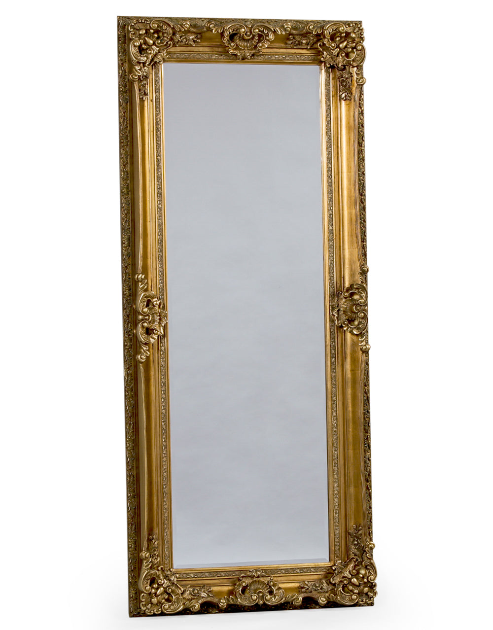 Antique Gold Tall Regal Mirror