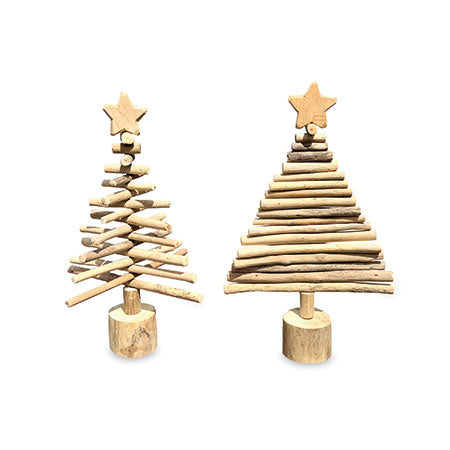 COASTAL DRIFTWOOD CHRISTMAS TREE H 40cm