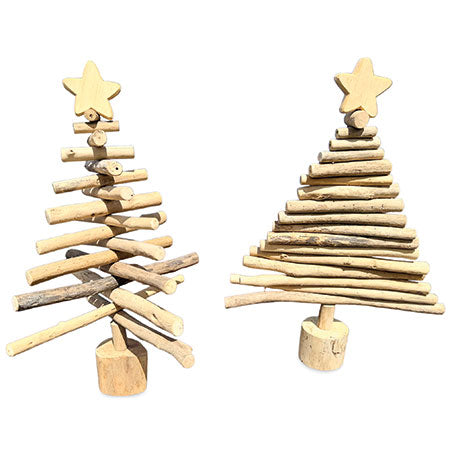 COASTAL DRIFTWOOD CHRISTMAS TREE H 60cm