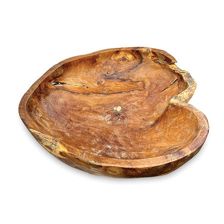 Wooden Rustic Table Bowl Extra Large 50CM
