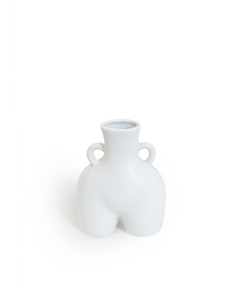 Matt White Small "Love Handles" Booty Vase