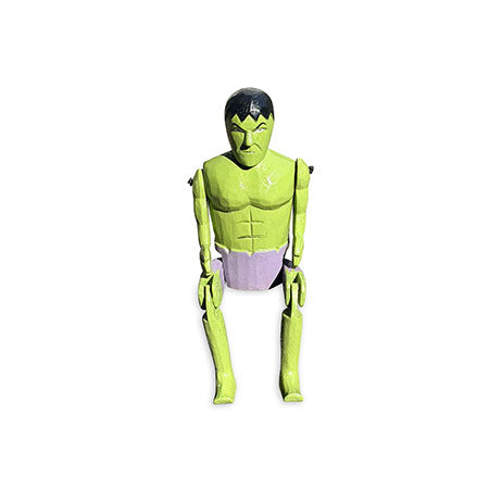 INCREDIBLE HULK WOODEN PUPPET SMALL26cm