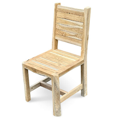 Solid Teak Rustic Chair