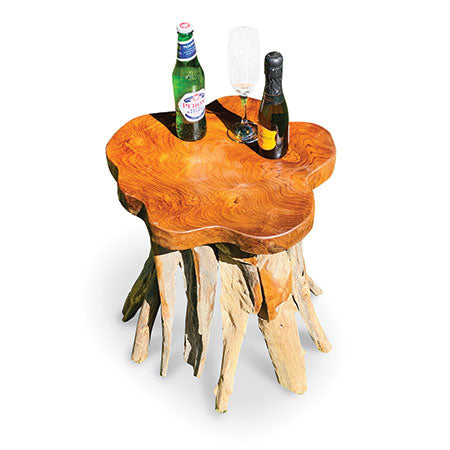 Driftwood Mini Drinks Table 45 cm High