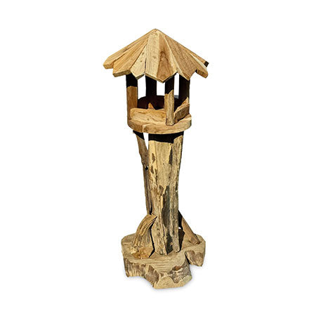 Mini Bali Driftwood Bird Food Pecking Station 100 cm