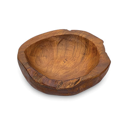 Wooden Rustic Round Table Bowl Mini