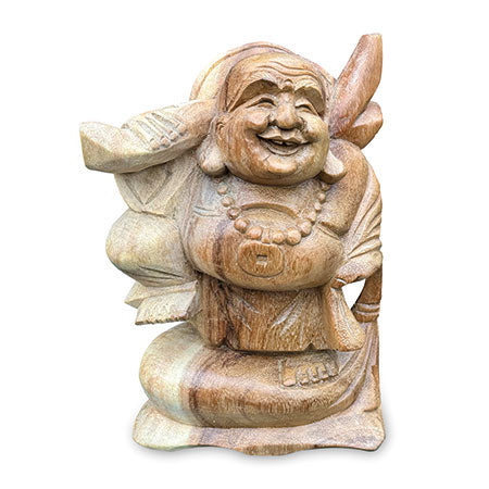 LAUGHING BUDDHA SCULPTURE 20CM