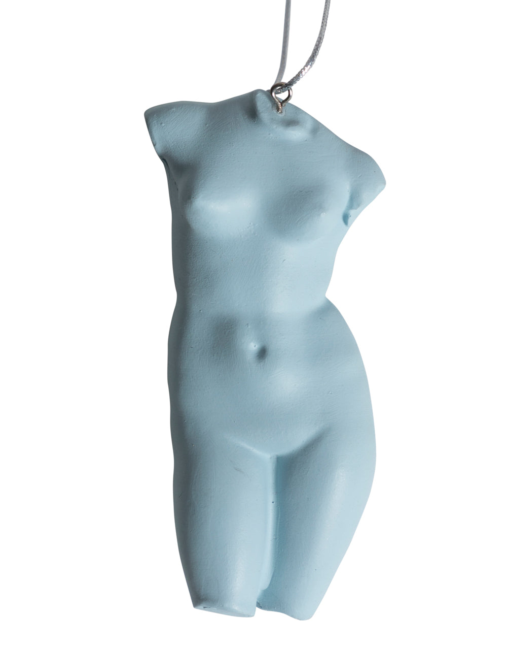 Blue Female Torso Hanging Decoration