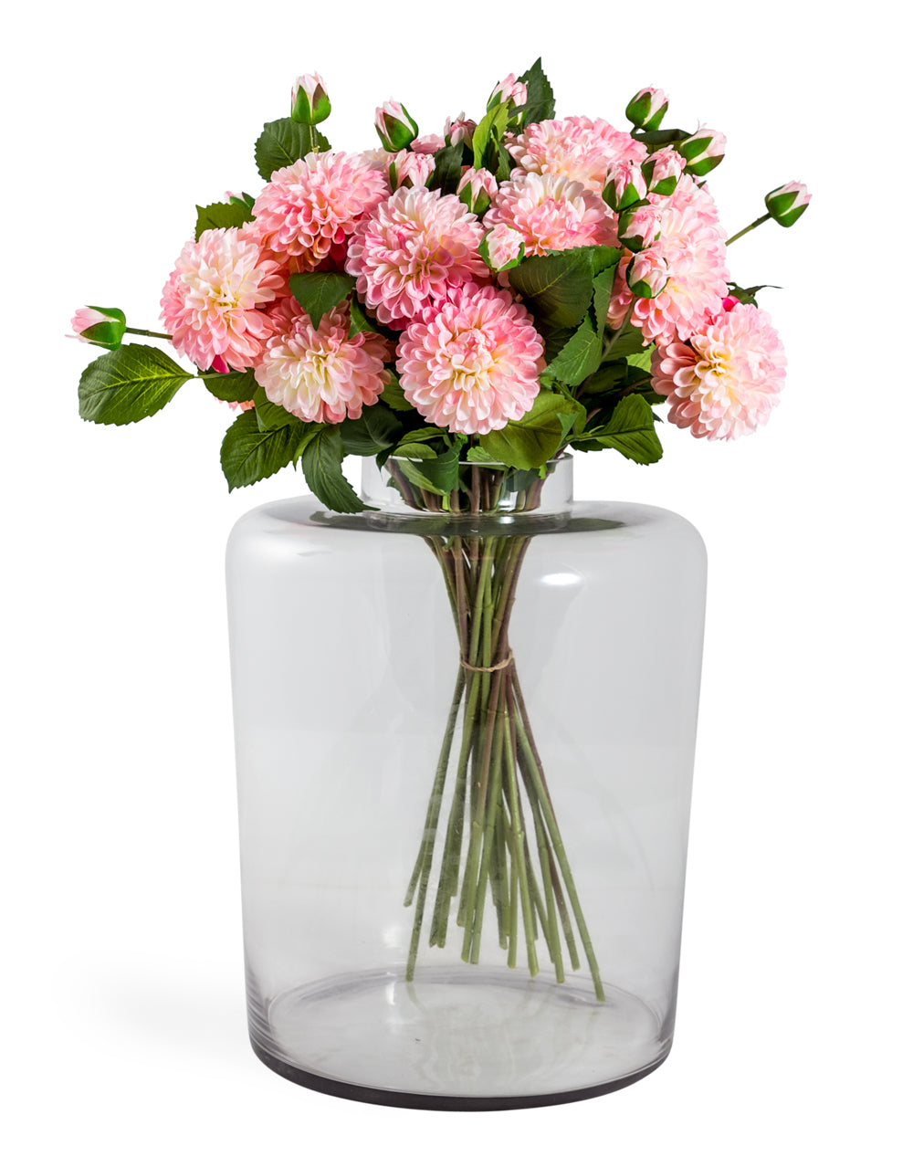 Single Pink Dahlia Stem
